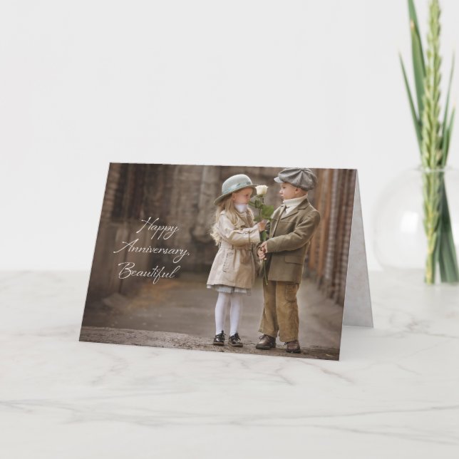 Cartão Aniversário de Casamento (Frente)