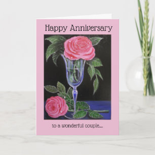 Cartão Aniversário de Casamento/Cartão de Saudação