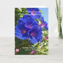 Aniversário de Casamento de 11 Personalizado Flora