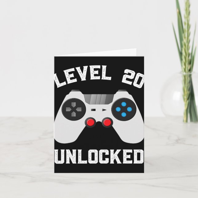 Cartão Aniversário de Casamento de 20 Engraçado Desbloque (Frente)