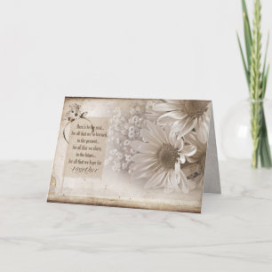 Cartão Aniversário de casamento de Daisy Buquê