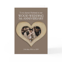 aniversário de casamento de madeira de 5 anos foto