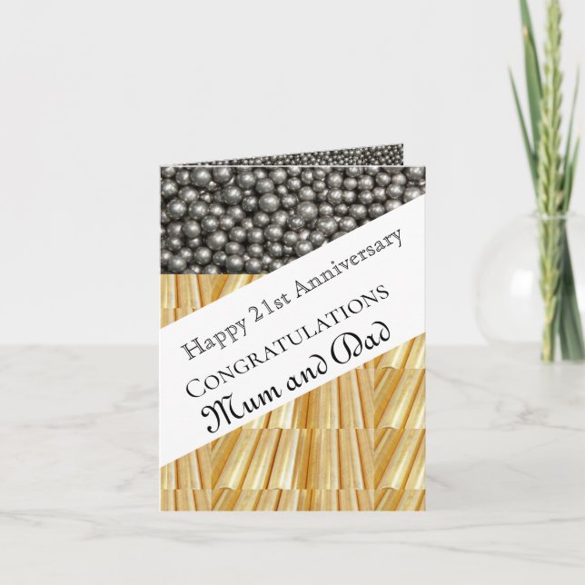 Cartão Aniversário de Casamento de ruas (Frente)