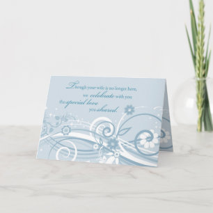 Cartão Aniversário de Casamento do Viúvo Após a Perda da 