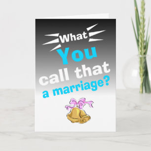 Cartão Aniversário de casamento feliz sarcástico