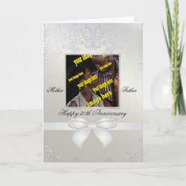 Cartão Aniversário de Casamento Pérola