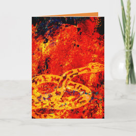 CARTÃO ANIVERSÁRIO DE COBRAS