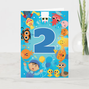 Cartão Aniversário de Confetti Super Simples