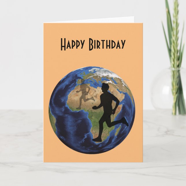 Cartão Aniversário de Conquistar o Mundo (Frente)