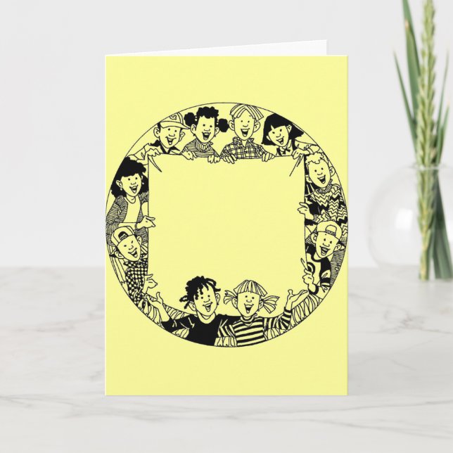 Cartão Aniversário de crianças (Frente)