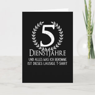 Cartão Aniversário de Empresa de Funcionários da Parte da