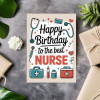 Aniversário de Enfermeira Personalizado