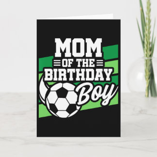 Cartão Aniversário de Futebol - Aniversário da Mamãe - An