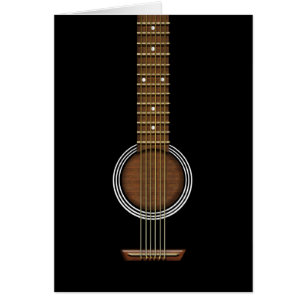 CARTÃO ANIVERSÁRIO DE GUITAR ACÚSTICO