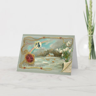 Cartão Aniversário de Janeiro