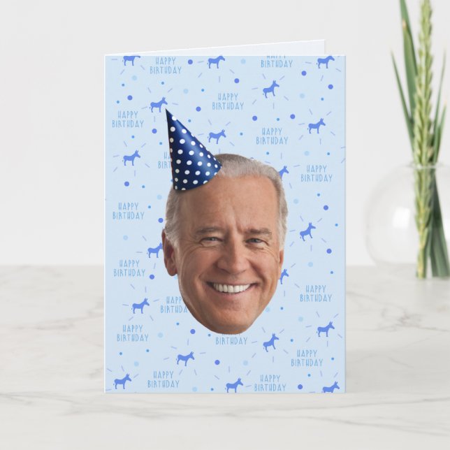 CARTÃO ANIVERSÁRIO DE JOE BIDEN (Frente)