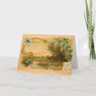 Cartão Aniversário de outubro