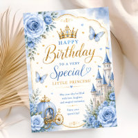 Aniversário de Primeira Princesa Azul