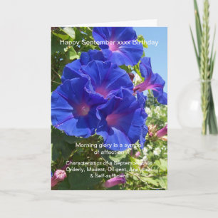 Cartão Aniversário de setembro