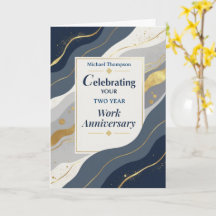 Aniversário de Trabalho de Funcionário Ano Persona
