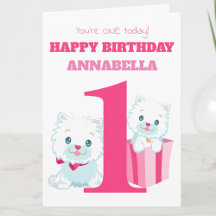 Aniversário De Uma Menina Rosa Fofa