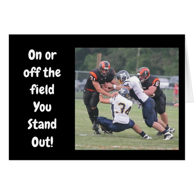 CARTÃO ANIVERSÁRIO DESEJA AO NOSSO FAV FUTEBOL JOGADOR (Frente Horizontal)