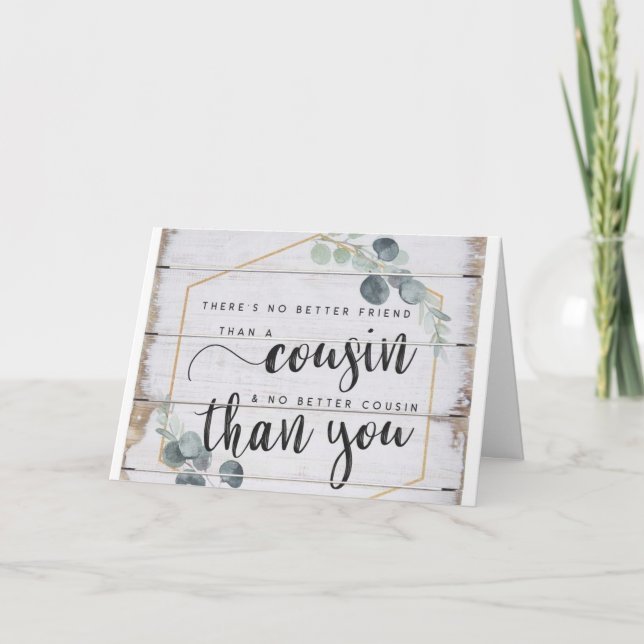 CARTÃO ANIVERSÁRIO DESEJA "CUIDADO" E "MELHOR AMIGO" (Frente)