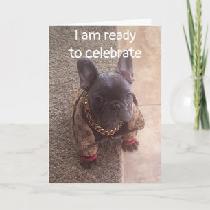 CARTÃO ANIVERSÁRIO DESEJA DE UM CÃO LEGAL