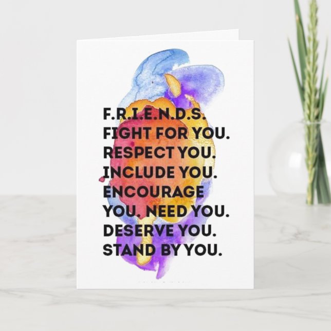 CARTÃO ANIVERSÁRIO DESEJA UM *MELHOR AMIGO* DE TODAS AS M (Frente)