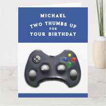 Aniversário Divertido de Jogador de Vídeo Game