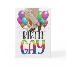 Aniversário Divertido GAY Pernas de Homens Arco-ír