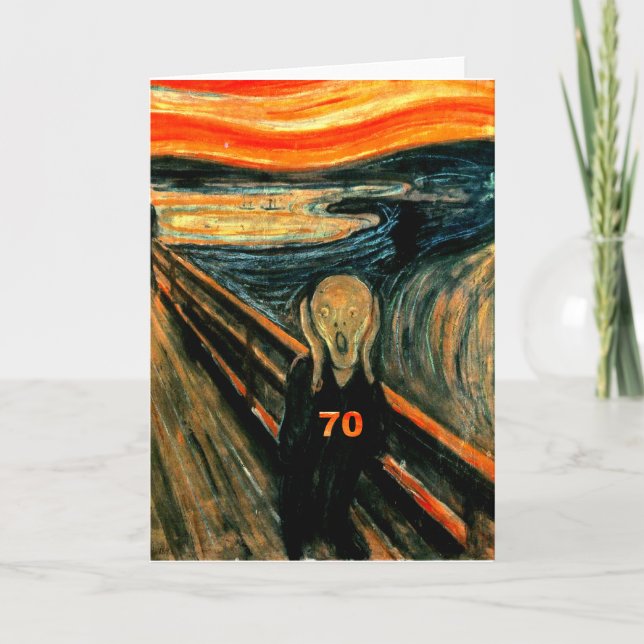 Cartão aniversário do 70 (Frente)