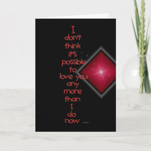 Cartão Aniversário do Amor