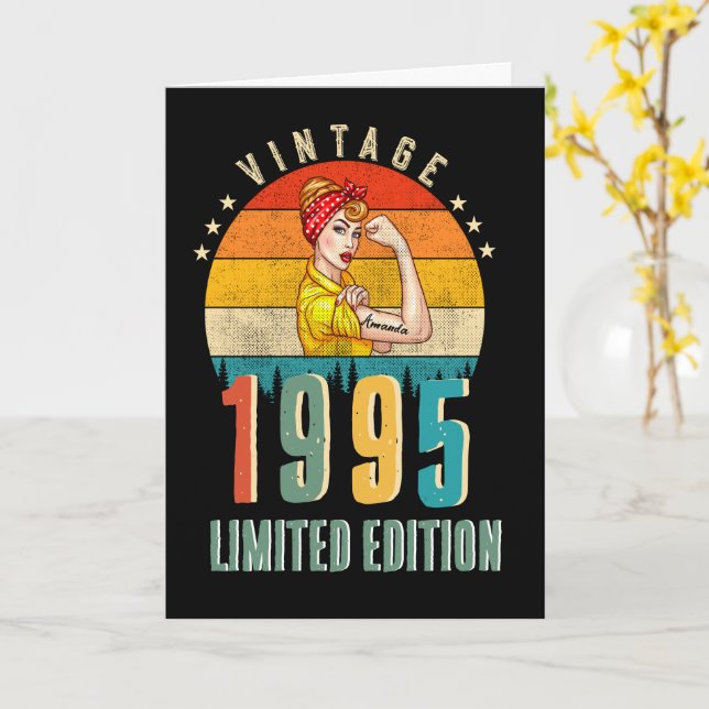 Cartão Aniversário Do Ano Personalizado Para Sua Carteira (Flor Amarela)