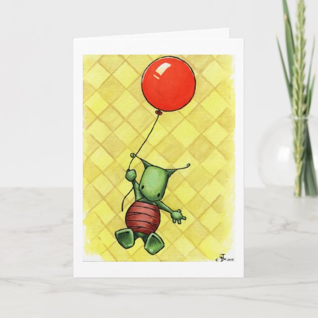 Cartão aniversário do bugball (Frente)