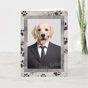 Cartão Aniversário do Cão