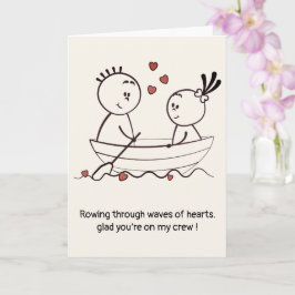 Cartão Aniversário do Dia dos Namorados Fofo Divertido Do