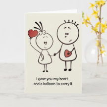 Aniversário do Dia dos Namorados Fofo Divertido Do