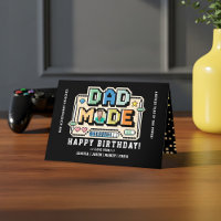 Aniversário do Gamer Player de Pai Nível Superior 