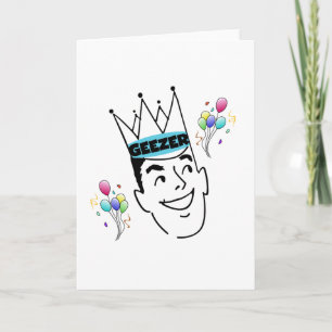 Cartão Aniversário do Geezer