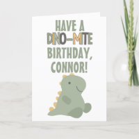Aniversário do Jovem Dinossauro Verde
