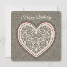 Aniversário do ornamentado Elegante Morris estilo 