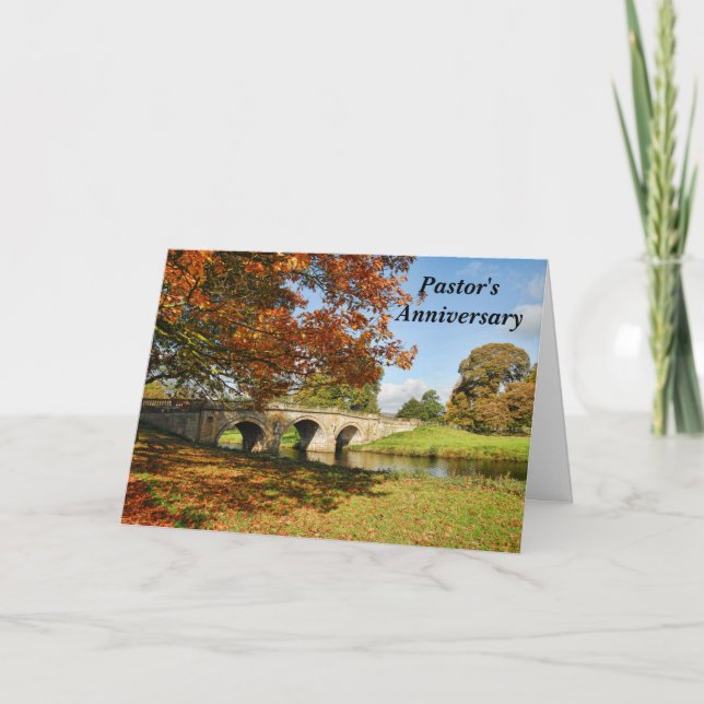 Cartão Aniversário do Pastor (Frente)