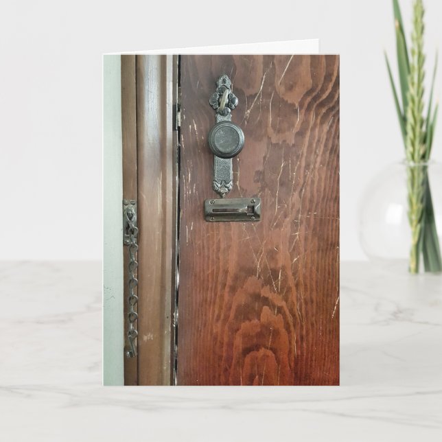 Cartão Aniversário do serralheiro (Frente)