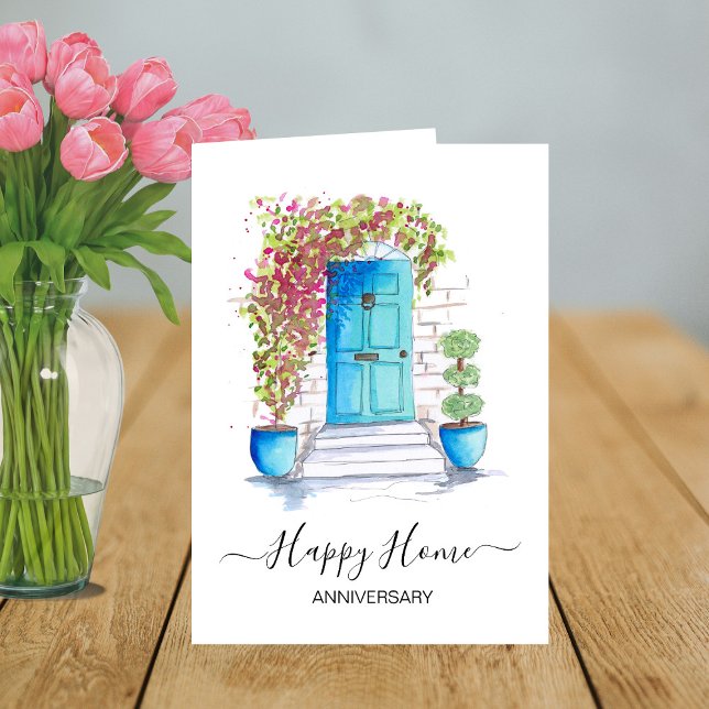 Cartão Aniversário do seu novo agente imobiliário domésti (Criador carregado)