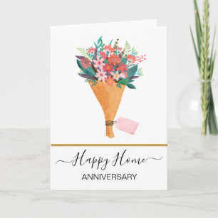 Cartão Aniversário do seu novo carro de agente imobiliári