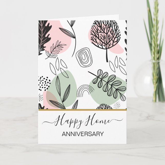 Cartão Aniversário do seu novo carro de agente imobiliári (Frente)