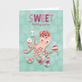 Cartão Aniversário doce