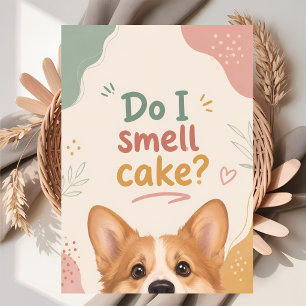 Cartão Aniversário Engraçado de Corgi