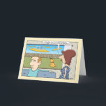 Cartão Aniversário estrangeiro engraçado dos visitantes<br><div class="desc">Este cartão de aniversário engraçado caracteriza uma frota dos aliens que estão visitando a terra,  talvez procurando o bolo e o sorvete.</div>